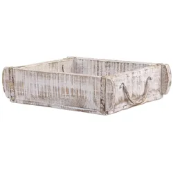 Chic Antique Alte Backsteinform, H7,5/L22,5/B22,5 cm, antik weiss