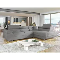 Mirjan24 Ecksofa Torezio, Stilvoll Eckcouch mit Bettkasten und Schlaffunktion,