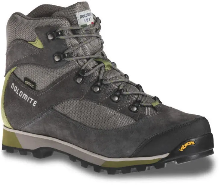 Dolomite Zernez GTX Herren Trekkingschuhe Wanderschuhe High graphite grey/olive 441⁄2 grau