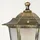 hofstein Wegeleuchte Metall/Glas 3xE27 IP44 ohne Leuchtmittel braun/gold/schwarz