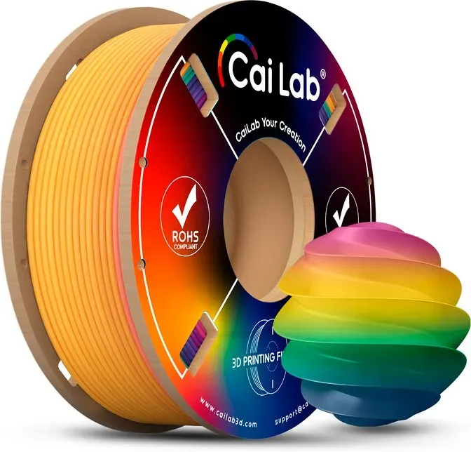 CAILAB 3D-Drucker Filament PLA Regenbogen Farbverlauf - Regenbogen #3