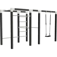 Plus Outdoor Fitness Modell 3 138 x 220 x 380 cm schwarz