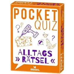 MOSES. VERLAG 100286 Pocket Quiz Alltagsrätsel