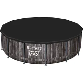 BESTWAY Flowclear Poolabdeckung schwarz Ø 427 cm