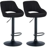 CLP Barhocker Milet 47 x 85 x 48 cm Schwarz