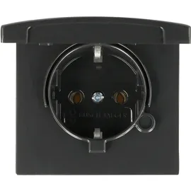 Busch-Jaeger Steckdoseneinsatz 1f 0 m Schwarz 1 St.