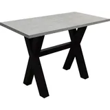 Mäusbacher Bartisch 120 x 105 x 70 cm Schwarz