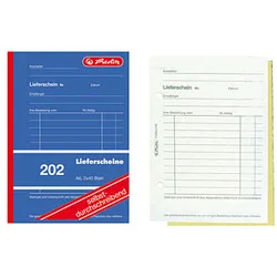 herlitz Lieferschein mit Empfangsschein Formularbuch 202