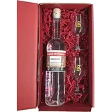 Sasse Kakao mit Nuss 30% 0,7 Ltr. Nusslikör + 2 hochwertige Signatory-Gläser mit