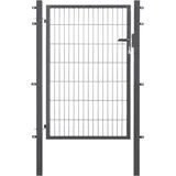 garden 'n' more Zauneinzeltür GARDEN 'N' MORE "Einzeltor Excellent", grau (anthrazit), B:100cm H:140cm, Stahl, Tore, 143 cm hoch, anthrazit