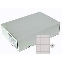 KORES - Universelle selbstklebende rechteckige Etiketten, 500 Blatt Format