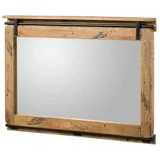 MASSIVMOEBEL24.DE Spiegel Mango 114x6x80 natur lackiert Railway #178