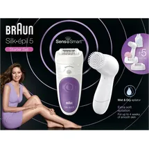 Braun Silk-épil 5 SensoSmart 5/870 weiß/lila