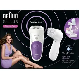 Braun Silk-épil 5 SensoSmart 5/870 weiß/lila
