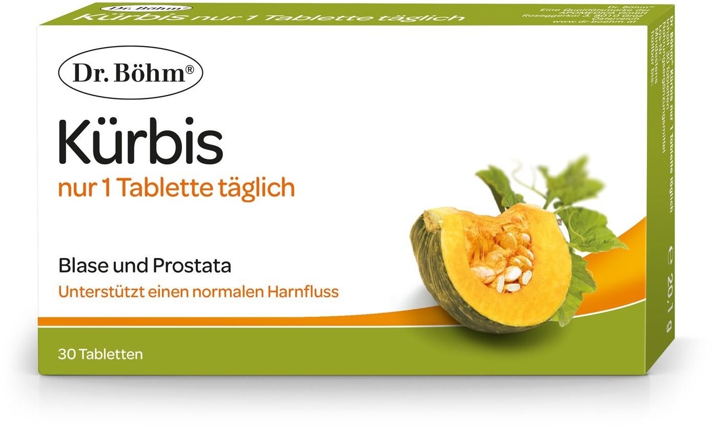 Dr. Böhm® Kürbis nur 1 Tablette täglich