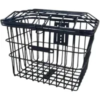 MotiveTech Vorne Hinten Korb Bin mit Abdeckung Elektrische Dreirad Lagerung Korb Universal Halterung für Reiten Gepäck Outdoor