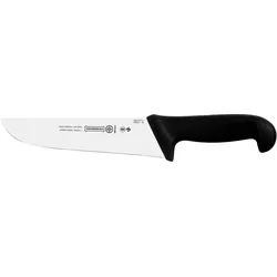 MUNDIAL, Professionelles Küchenmesser, Glatte Schneide, (5520-8), 20,3 CM, Breite gerade Klinge, Schwarz, Edelstahl