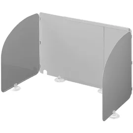 PRO PLUS Windschutz Gaskocher und Grills L 32/62 x T28,5 x H 25cm Spritzschutz mit Tasche