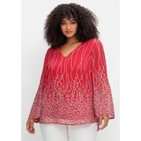 sheego by Joe Browns Tunika in rot gemustert), | Gr.: 54