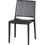 Siena Garden Lane Stapelstuhl 56 cm x 46 cm x 80 cm Anthrazit