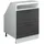 Vicco Rion 60 x 81,6 cm Anthrazit/Weiß