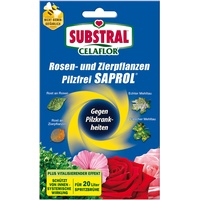 SUBSTRAL Celaflor Rosen- und Zierpflanzen Pilzfrei Saprol, Konzentrat gegen Pilzkrankheiten an Rose, Zierpflanze u. Gemüse, 4x4ml