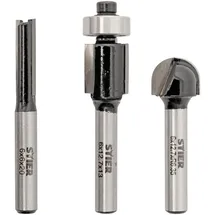 Stier Fräser-Set 3-teilig 6 mm