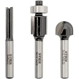 Stier Fräser-Set 3-teilig 6 mm