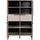 Finori Highboard 90 x 140 x 38 cm Sand/Schwarz