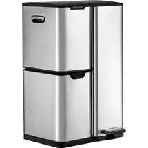 vente-unique Tretabfalleimer 60 l Silber
