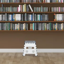 Relaxdays Campinghocker Klapphocker Grau/Weiß