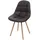 MCW Esszimmerstuhl Braun Textil, 47x82x53 cm, Esszimmer, Stühle, Esszimmerstühle, Vierfußstühle