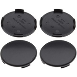 4 Nabenkappen Ø 63,8 mm - 61,5 mm / gewölbt schwarz