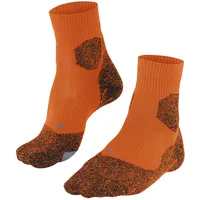 Falke Herren Laufsocken RU Trail Grip M SO Funktionsmaterial antiblasen 1 Paar, Orange (Bright Orange 8930), 44-45