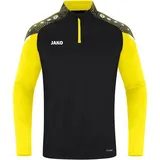 Jako Performance Ziptop Herren schwarz/soft yellow S