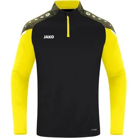 Jako Performance Ziptop Herren schwarz/soft yellow S