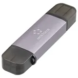 Renkforce RF-CR-200 Externer Speicherkartenleser USB-A, USB-C® Dunkelgrau