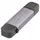 Renkforce RF-CR-200 Externer Speicherkartenleser USB-A, USB-C® Dunkelgrau