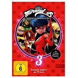 Miraculous - Geschichten von Ladybug & Cat Noir - Die komplette 3. Staffel [3 DVDs] | Zustand: Neu & original versiegelt