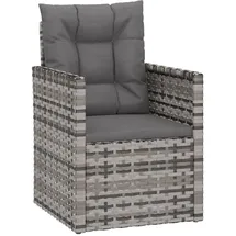 vidaXL Gartensessel 57 x 57 x 75 cm grau