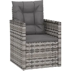vidaXL Gartensessel 57 x 57 x 75 cm grau