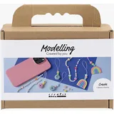 Creativ Company Mini Kreativ Set Modellieren, Mobile Anhänger, sortierte Farben
