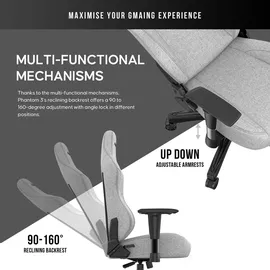Anda Seat Phantom 3 L Gaming-Stuhl Grau
