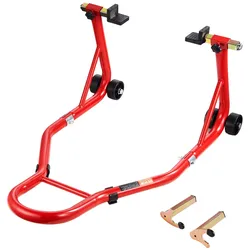 VEVOR Motorradständer Hinterradständer 385kg Heckspoolift Paddock Schwingarm Rot