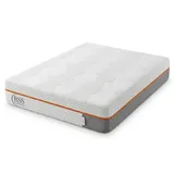 BSS BEDDING Kaltschaummatratze 120x200 cm, 22 cm hoch, 2-in-1 Härtegrad H3/H4 (wendbar: Oben H3, unten H4), Rollmatratze, 7-Zonen Memory Foam, ergonomisch & atmungsaktiv, waschbarer Bezug