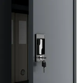 Jan Nowak JAN II Aktenschrank 115 x 40 x 220 cm Anthrazit