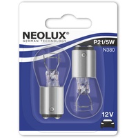 Osram Neolux N380-02B P21/5W Blinklichtlampe, 12V, Doppelblister, Anzahl 2, 3 Stück