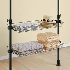 SoBuy Garderobenständer KLS04 Schwarz