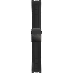 Mido - Kautschuk Kautschukarmband  Multifort M603012559 - schwarz