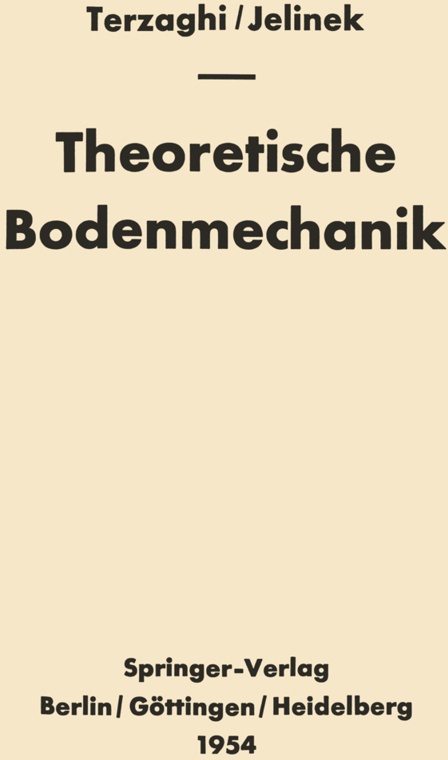 Theoretische Bodenmechanik - Karl Terzaghi  Kartoniert (TB)